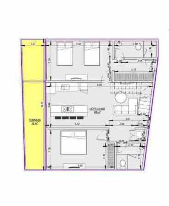 1 Block To The Beach 2Br 6Pax Rooftop Pool King Bed Playa del Carmen Ngoại thất bức ảnh