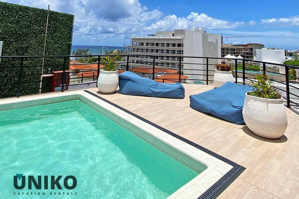 1 Block To The Beach 2Br 6Pax Rooftop Pool King Bed Playa del Carmen Ngoại thất bức ảnh