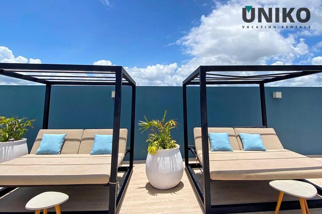 1 Block To The Beach 2Br 6Pax Rooftop Pool King Bed Playa del Carmen Ngoại thất bức ảnh