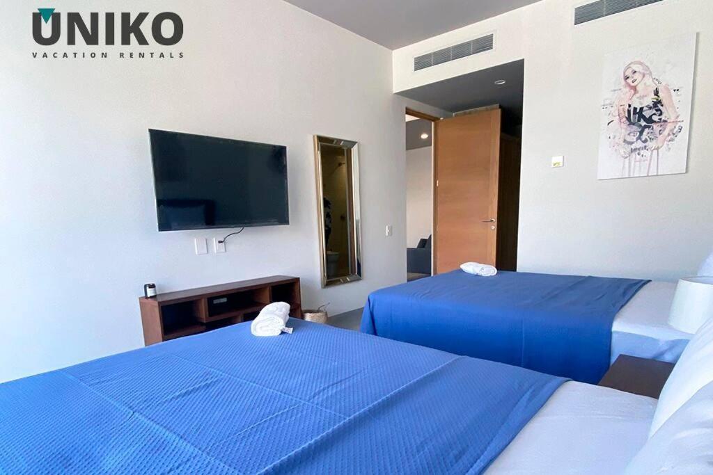 1 Block To The Beach 2Br 6Pax Rooftop Pool King Bed Playa del Carmen Ngoại thất bức ảnh